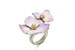 Кольцо Flower из коллекции Nature Triomphante от Boucheron, лепестки цветов, желтые бриллианты и титан