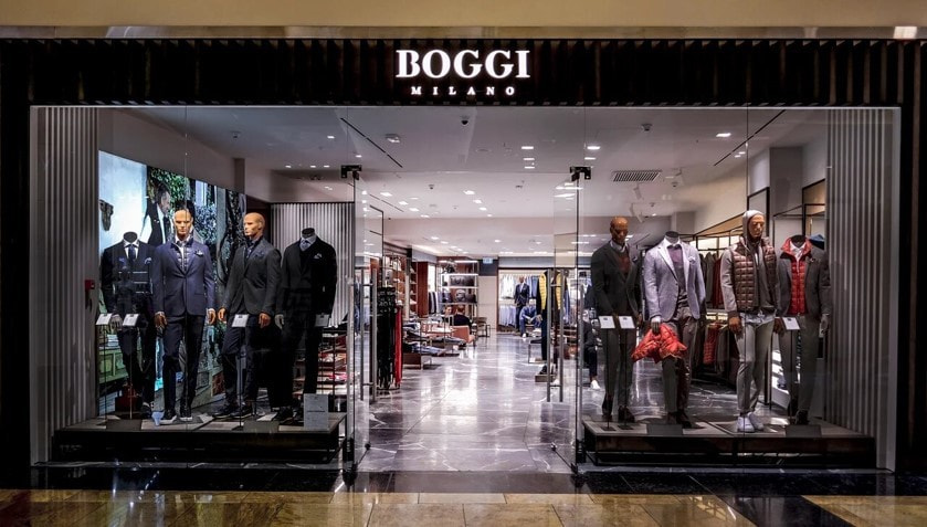 Новый бутик Boggi Milano открылся в Novaya Riga Outlet