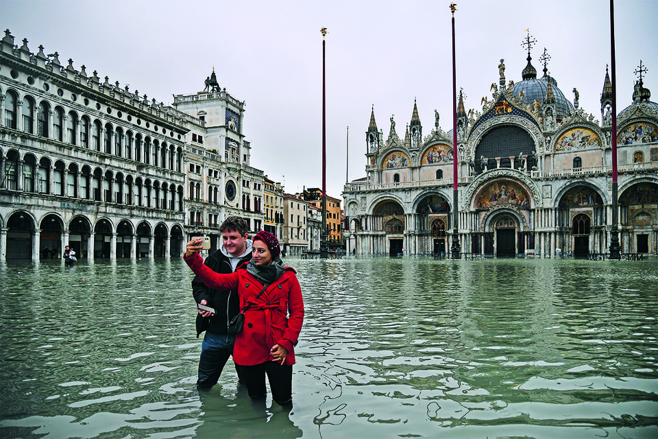 Наводнение в Венеции 12 ноября 2019 г. нанес­ло вред и cобору Св. Марка