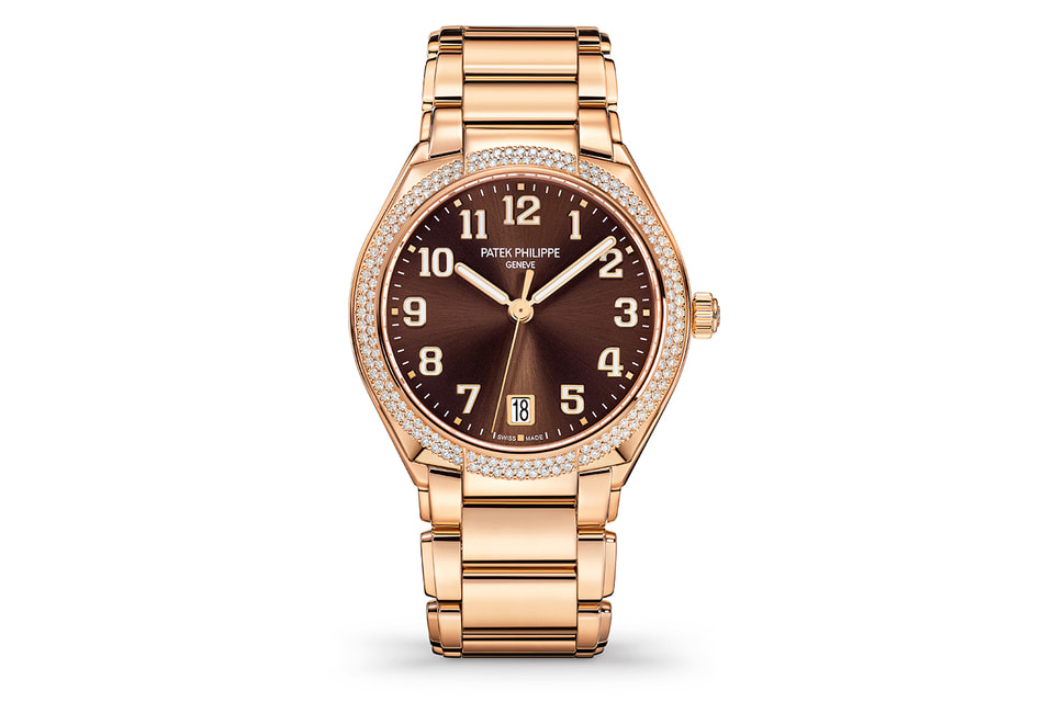 Женская модель Patek Philippe Twenty-4 Automatic м в корпусе из розового золота оснащена калибром 342 S C с автоматическим заводом