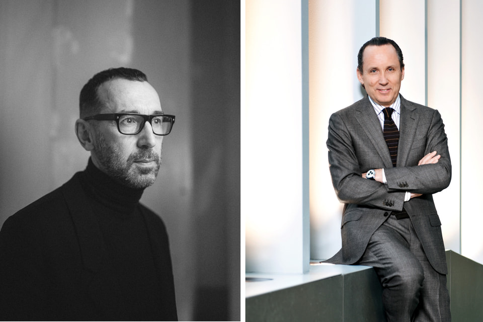 Алессандро Сартори, художественный руководитель Ermenegildo Zegna Group и Джильдо Зенья, гендиректор группы компаний Ermenegildo Zegna