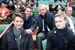На турнире Roland Garros вместе с младшими сыновьями Фредериком (слева вверху) и с Жаном (слева внизу)