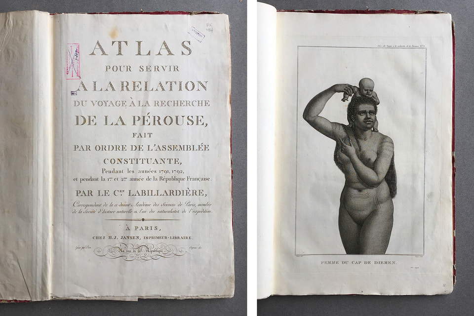 «Атлас экспедиции» Ж. Лабиллардьера, 1799-1800 гг.