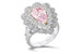 Кольцо из коллекции Chopard Exceptional Gemstones c розовым бриллиантом грушевидной огранки