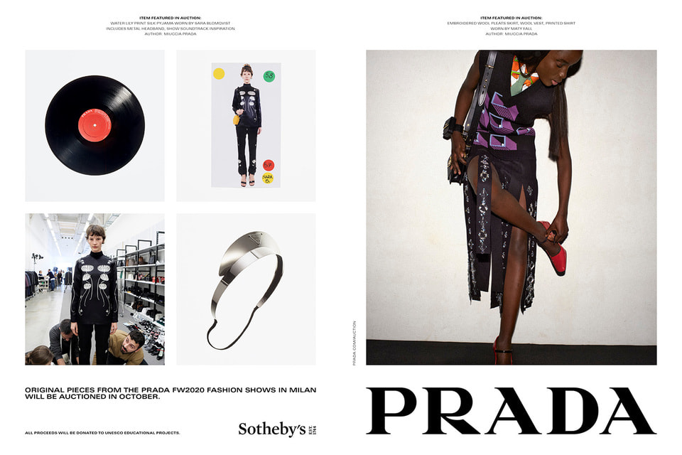 Необычный формат рекламной кампании – Prada вместе с Sotheby's