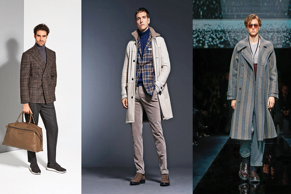 Слева направо: Canali, Kiton, Giorgio Armani