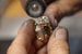 Процесс полировки кольца из сета Chopard Ice Cube Capsule by Marion Cotillard