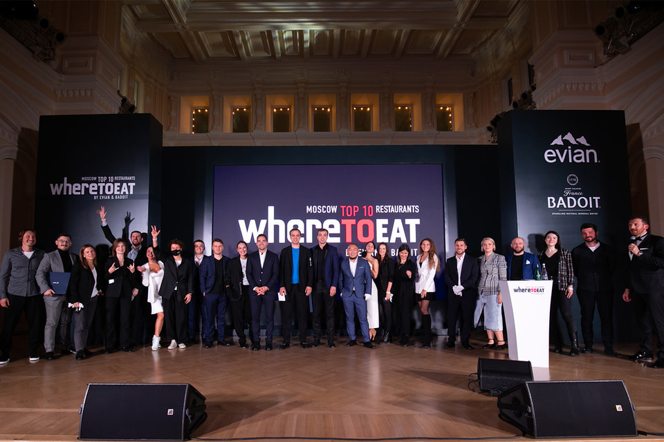 Церемония награждения Национальной ресторанной премии Wheretoeat Moscow 2020 в ГУМе