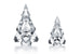 Декоративные фигурки елок Baccarat из прозрачного хрусталя