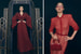 Кроваво-алые наряды и аксессуары коллекции Ulyana Sergeenko Couture весна-лето 2021 украшены вышивкой и деталями из натурального хрусталя