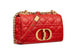 Кожаная сумка Dior Caro с узором Cannage из круизной коллекции 2021 года