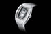 Часы Richard Mille RM 037 Automatic полностью решена в белых сияющих тонах белой керамики ATZ и бриллиантов