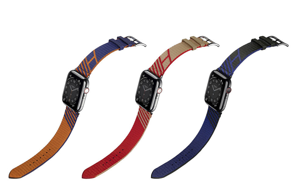 Часы Apple Watch с корпусами диаметром 40 и 44 мм получили новые вариации ремешков Jumping из плетеного непромокаемого нейлона H Vibration
