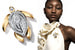 Брошь Tiffany &amp; Co. в виде черепахи из белого и желтого золота с бриллиантами