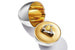 Кольцо Tiffany &amp; Co. из белого золота с центральным желтым бриллиантом весом в 5,16 карат и с бесцветными бриллиантами в шкатулке из серебра и золота