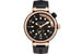 Вариация часов Tambour Street Diver Black Blaze с безелем из розового золота, черным циферблатом и черным каучуковым ремешком