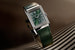 Часы Reverso от Jaeger-LeCoultre с корпусом из стали и зеленым лаковым циферблатом