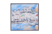 Шелковый платок Pollini с изображением острова Миконос