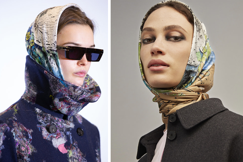 Как красиво повязать платок на голове: самый элегантный и аристократичный