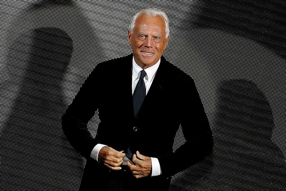 Джорджо Армани, модельер, президент и исполнительный директор Armani Group