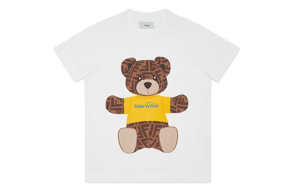 Выручку от продажи футболок с изображением мишки Fendi Kids направят в благотворительный фонд Make-A-Wish International