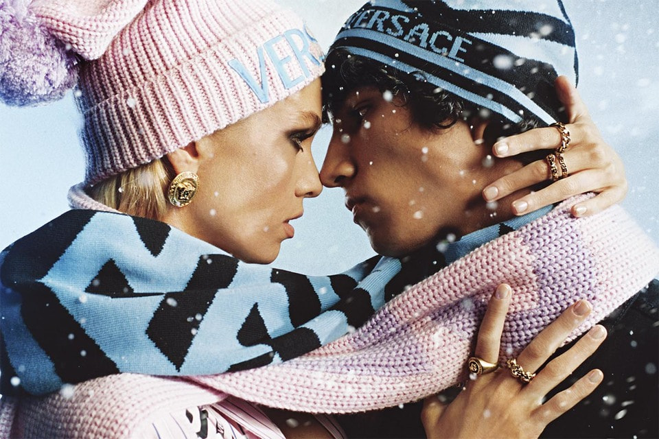 Образ из рождественской рекламной кампании Versace 