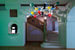Знаменитая шехтелевская лестница «Лава» вступает в диалог с композицией, изображающей молекулярное соединение
