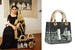 Индийская художница Манал Аль-Доваян и две ее «фотографические» сумки Dior Lady Art