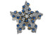Брошь Spiky Starfish из белого и желтого золота с синими сапфирами и бриллиантами, Tiffany Schlumberger