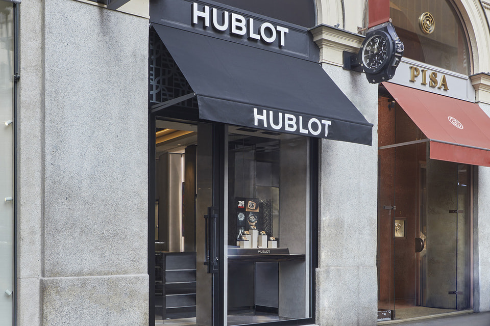 Первый бутик Hublot в Милане расположился на улице via Verri, 7  в самом центре так называемого модного квартала города