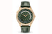 Часы Patek Philippe World Time 7130R-014 от Patek Philippe с циферблатом изумрудного цвета с гравировкой гильоше и с ультра-тонким калибром 240 HU, который демонстрирует время в 24-х часовых зонах