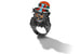 Кольцо «Чеширский кот» из коллекции «Сказочные герои» в паве из черных бриллиантов и с элементами из эмали