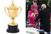 Королева Елизавета II вручает Золотой кубок Аскота в так называемый «дамский» четверг, 2020 год