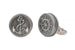 Запонки «Мореходы» из коллекции «Безусловные знаки» от Gourji из серебра с гравировкой