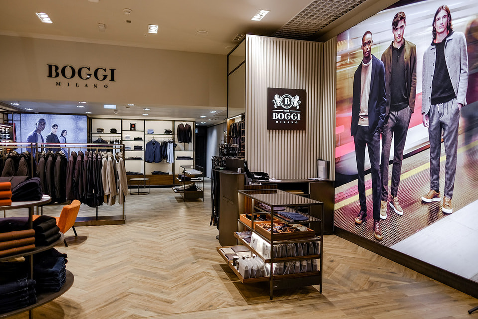 Новый бутик Boggi Milano стал для бренда девятым в Москве и тринадцатым в России