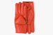 Кожаные перчатки Prada с микро-кармашком в форме логотипа бренда