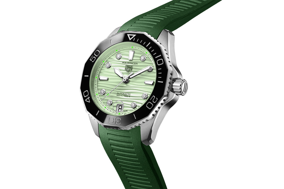 Ограниченная серия часов TAG Heuer Aquaracer Naomi Osaka Limited Edition выполнена в зеленых оттенках – так Наоми Осака выразила свою приверженность к природе и экологии