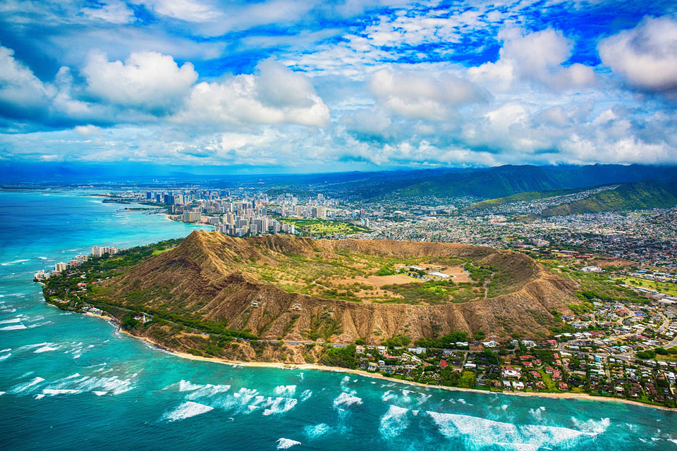 Гавайи, 38,4 млн хэштегов