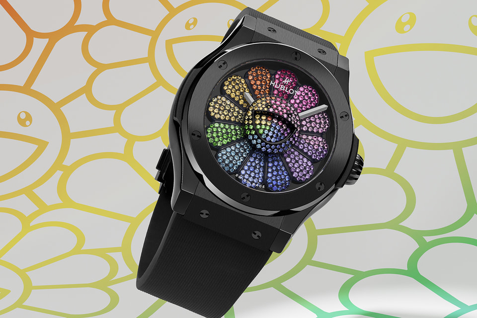 Classic Fusion Takashi Murakami Black Ceramic Rainbow – часы из лимитированной коллекции Hublot 