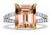 Кольцо из морганита, бриллиантов и белого золота, Parure Atelier