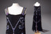 Платье вечернее, мастерская Н.П. Ламановой, конец 1910-х гг., шелковое машинное кружево, тюль, цветной бисер
