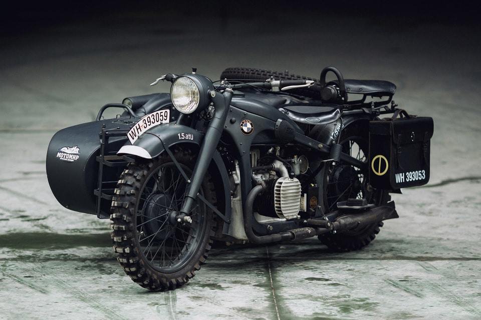 BMW R12, Германия, 1939 г. – самый массовый мотоцикл марки в 30-х гг.