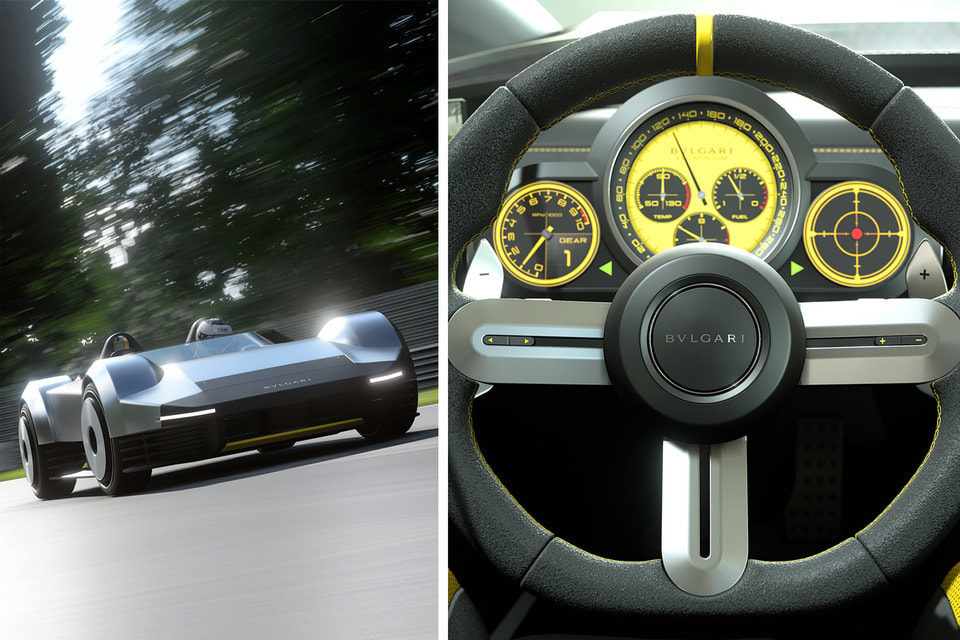 Этот гоночный автомобиль Bulgari Aluminium Vision GT создан для покорения виртуальных трасс Gran Turismo