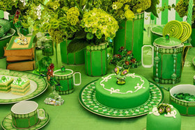 Зеленый – один из оттенков коллекции Rosenthal х Swarovski