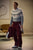 Вельветовые брюки в сочетании с узорчатым свитером в винтажном стиле из лукбука Brunello Cucinelli осень-зима 2023/24