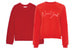 Красный цвет Продолжая тему жизнерадостности, нельзя не упомянуть о популярности алой цветовой палитры. Красный заявляет о себе на вечерних платьях и на обуви, сумках и в повседневной одежде. На фото, например, толстовка Rich &amp; Royal и свитер More &amp; More.