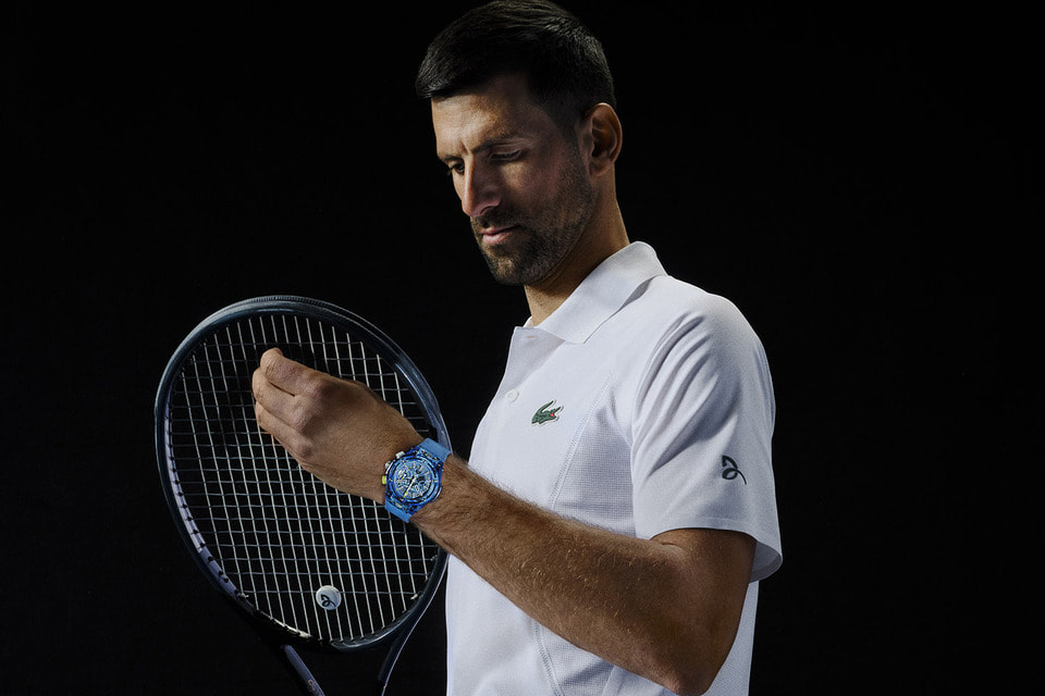 Модель часов Hublot Big Bang Novak Djokovic посвящена знаменитому теннисисту и амбассадору марки Новаку Джоковичу